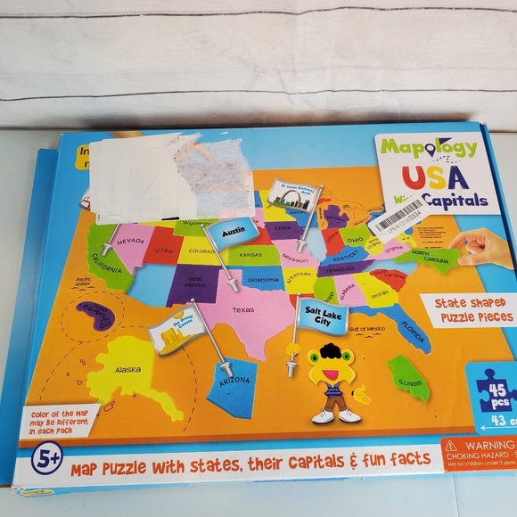Mapology USA with capitals, puzzle - Picture 6 of 7